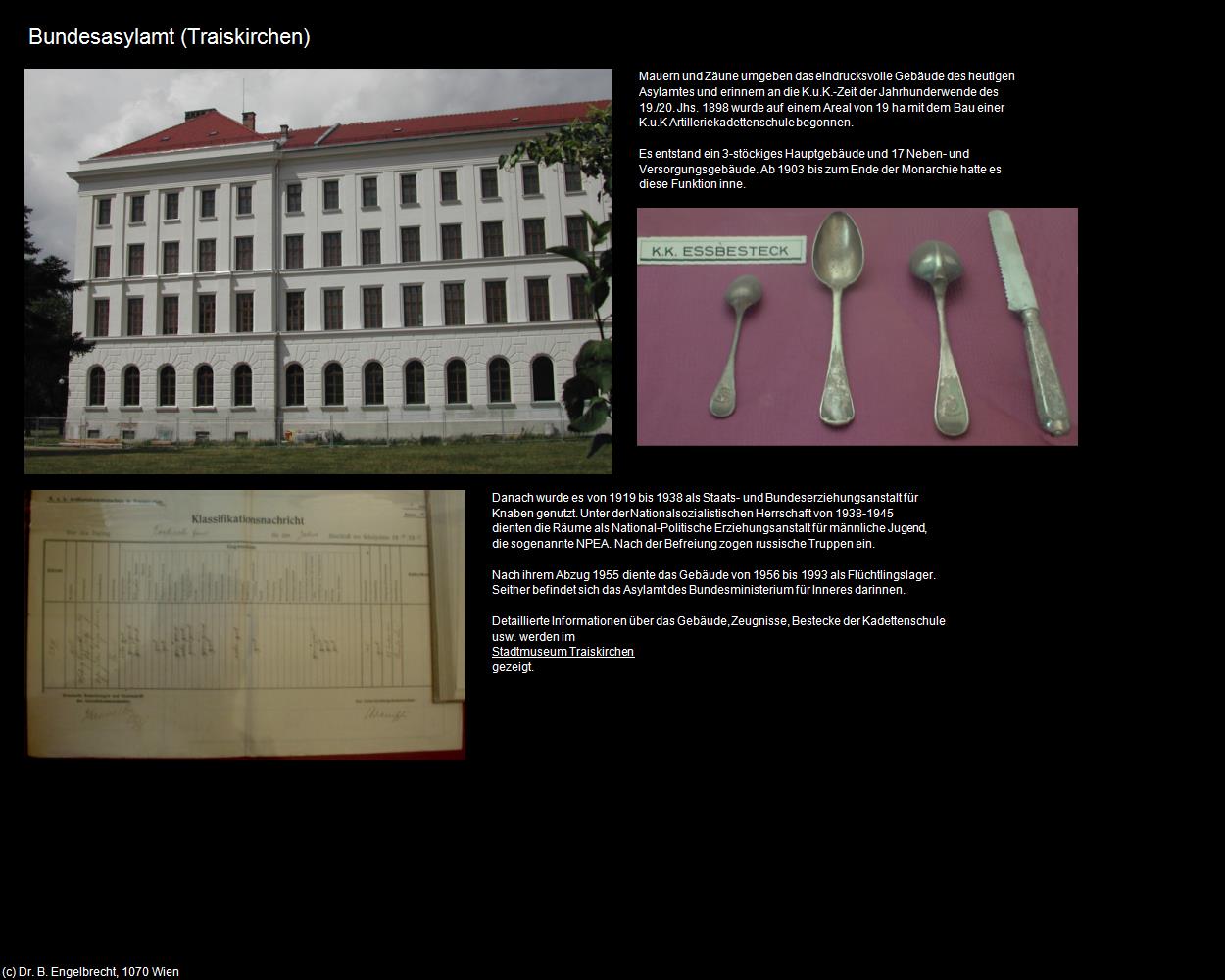 Bundesasylamt (Traiskirchen) in Kulturatlas-NIEDERÖSTERREICH(c)B.Engelbrecht