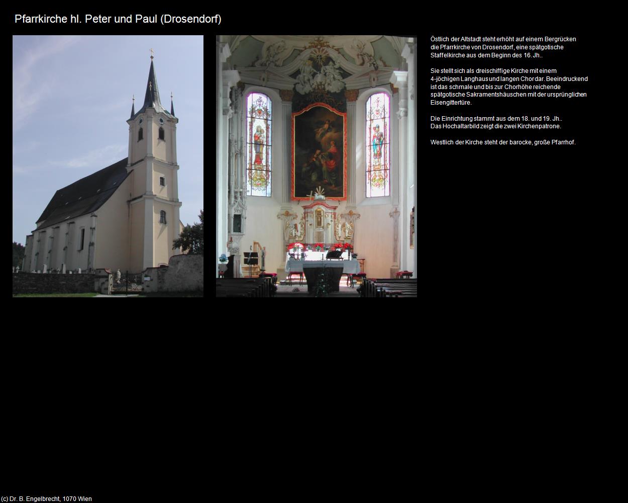 Pfk. hl. Peter und Paul (Drosendorf) in Kulturatlas-NIEDERÖSTERREICH