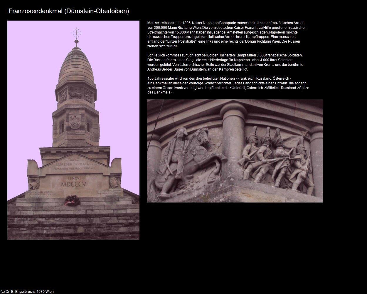 Franzosendenkmal (Oberloiben) (Loiben/Dürnstein) in Kulturatlas-NIEDERÖSTERREICH