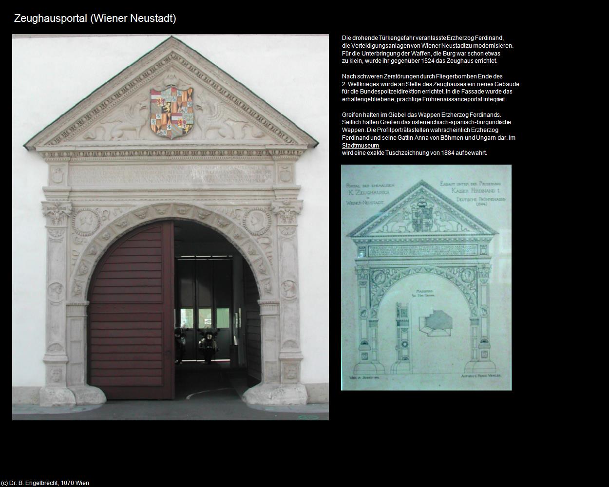 Zeughausportal (Wiener Neustadt) in Kulturatlas-NIEDERÖSTERREICH(c)B.Engelbrecht