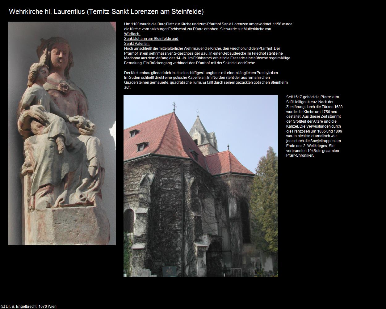 Wk. hl. Laurentius (Sankt Lorenzen am Steinfelde) (Ternitz) in Kulturatlas-NIEDERÖSTERREICH(c)B.Engelbrecht