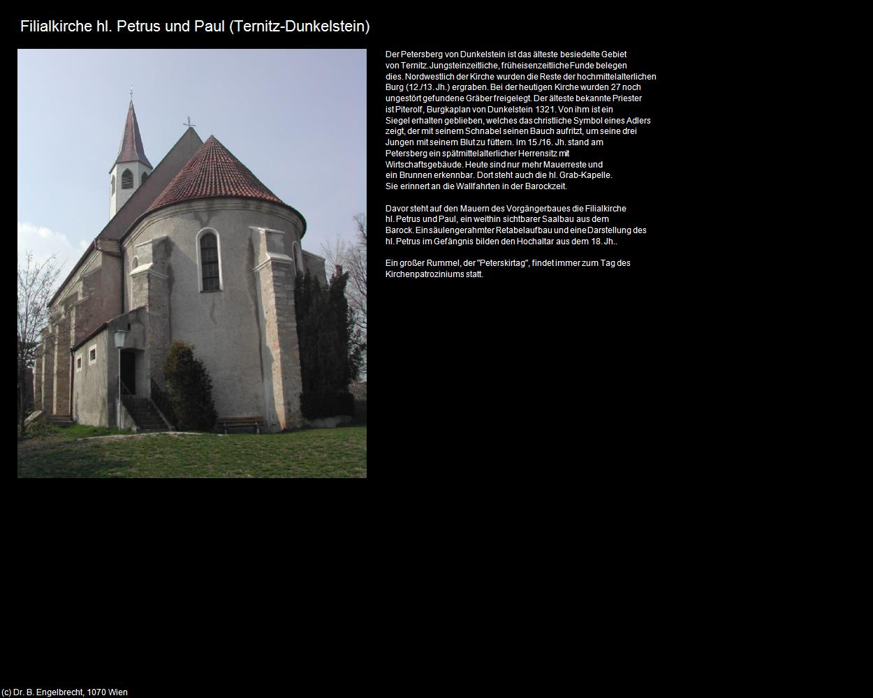 Fk. hl. Petrus und Paul (Dunkelstein) (Ternitz) in Kulturatlas-NIEDERÖSTERREICH