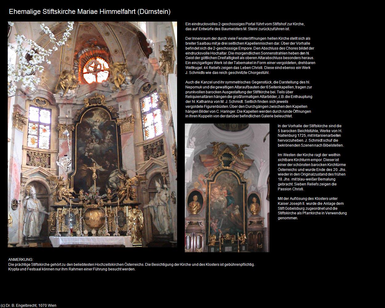 Pfk. Mariae Himmelfahrt (Dürnstein) in Kulturatlas-NIEDERÖSTERREICH