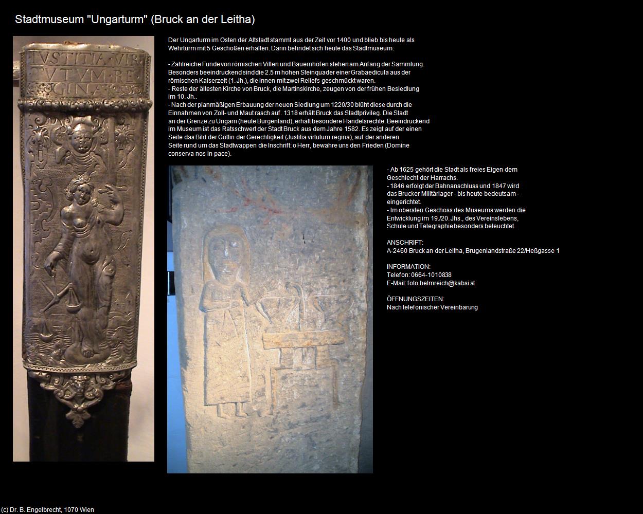 Stadtmuseum Ungarturm (Bruck an der Leitha) in Kulturatlas-NIEDERÖSTERREICH