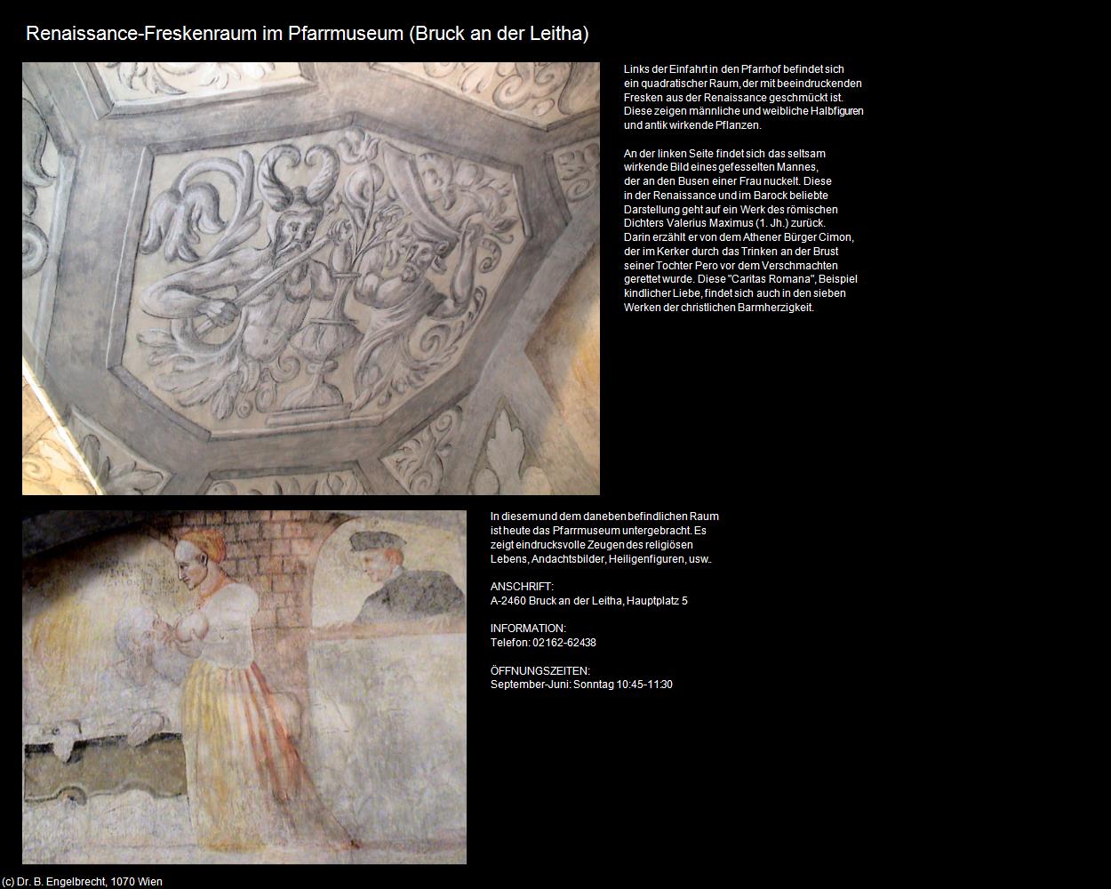 Renaissance-Freskenraum (Bruck an der Leitha) in Kulturatlas-NIEDERÖSTERREICH