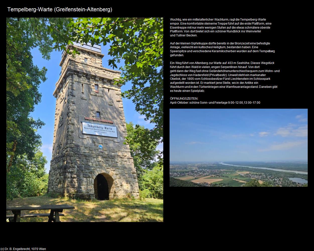 Tempelberg-Warte (Sankt Andrä-Wördern) in Kulturatlas-NIEDERÖSTERREICH