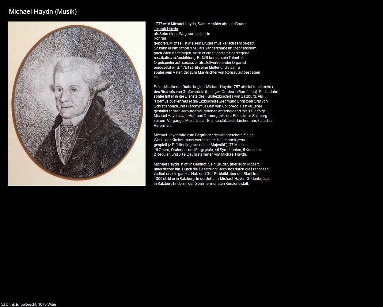 Haydn Michael  (Rohrau) in Kulturatlas-NIEDERÖSTERREICH(c)B.Engelbrecht
