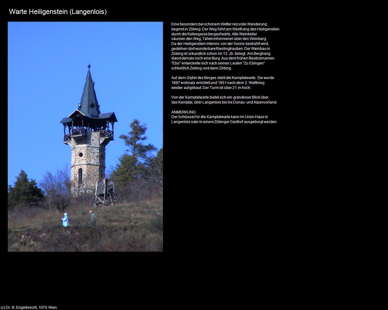 Warte Heiligenstein (Langenlois) in Kulturatlas-NIEDERÖSTERREICH