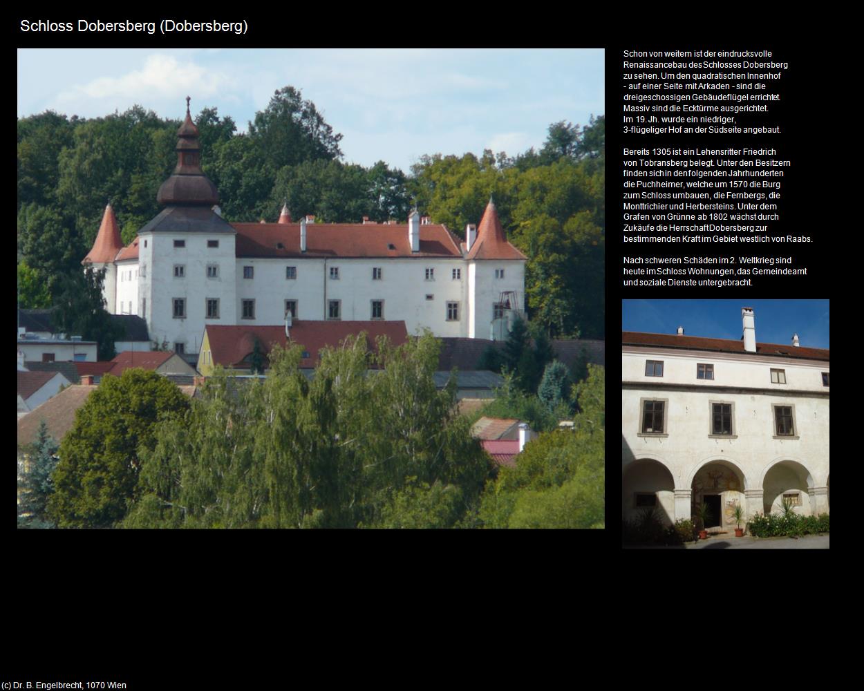 Schloss Dobersberg (Dobersberg) in Kulturatlas-NIEDERÖSTERREICH