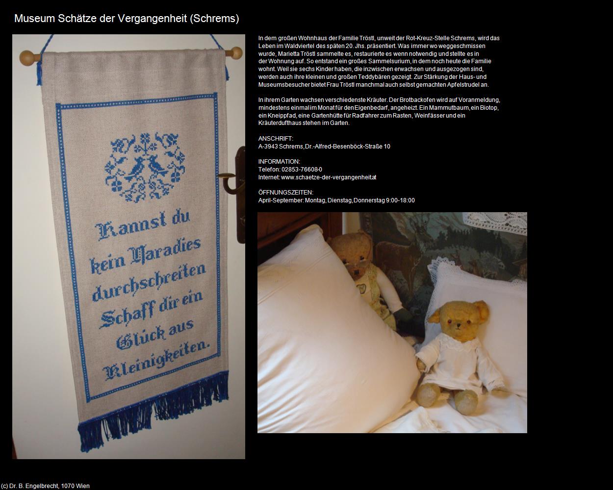 Museum Schätze der Vergangenheit (Schrems) in Kulturatlas-NIEDERÖSTERREICH