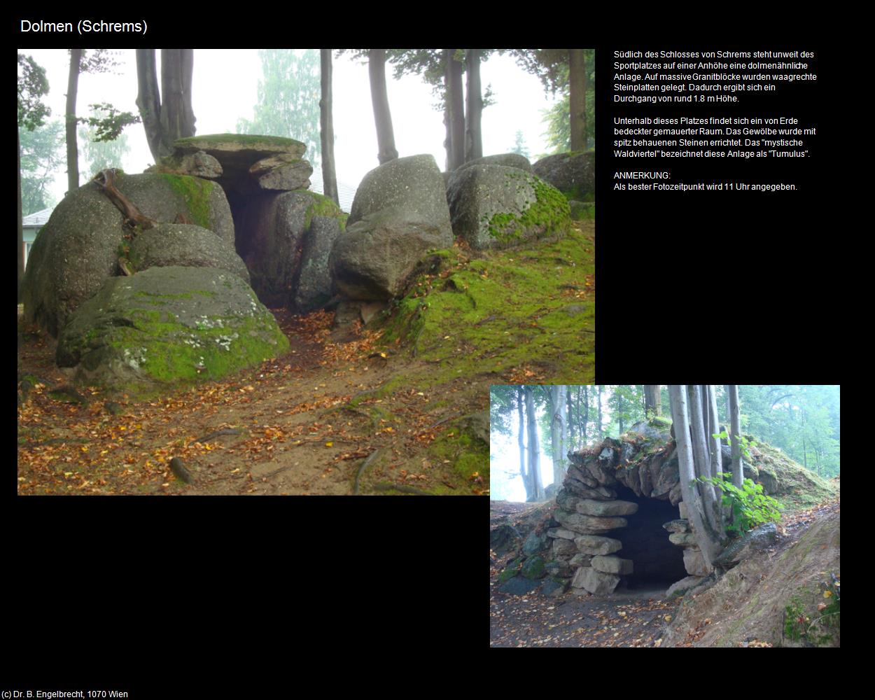 Dolmen (Schrems) in Kulturatlas-NIEDERÖSTERREICH