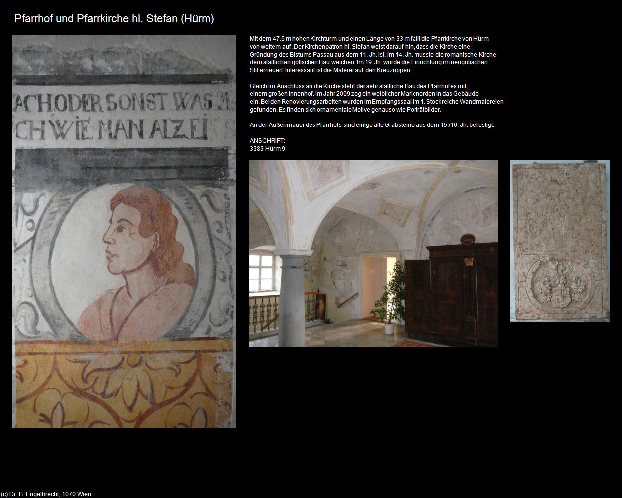 Pfarrhof und Pfk. hl. Stefan (Hürm) in Kulturatlas-NIEDERÖSTERREICH