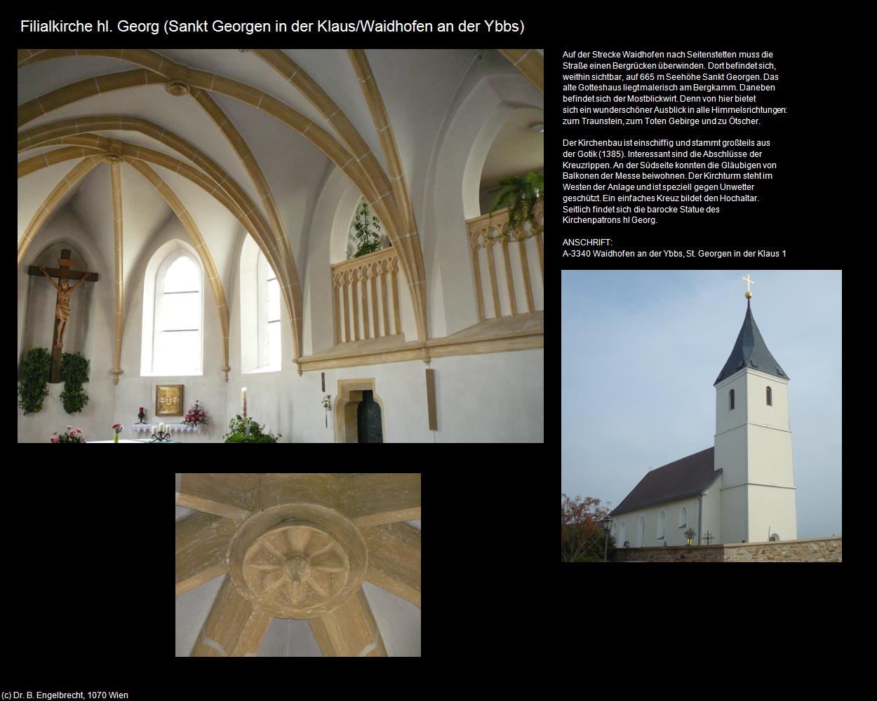 Fk. hl. Georg  (Sankt Georgen in der Klaus/Waidhofen an der Ybbs) in Kulturatlas-NIEDERÖSTERREICH