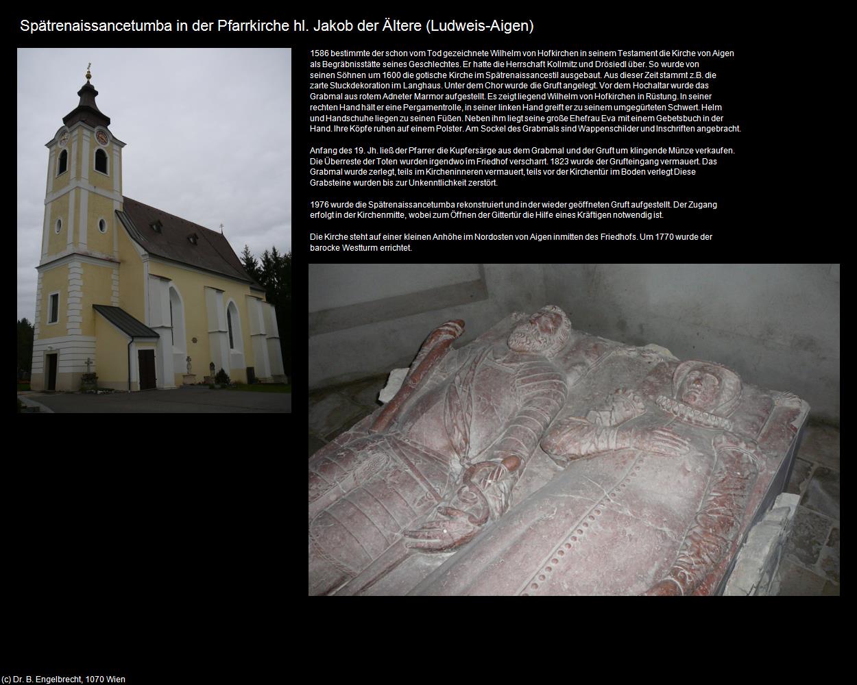Spätrenaissancetumba  (Ludweis-Aigen) in Kulturatlas-NIEDERÖSTERREICH