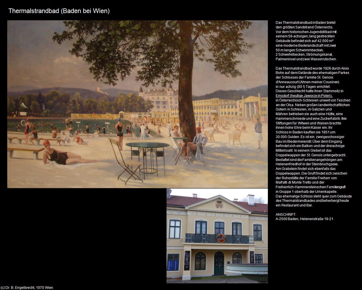 Thermalstrandbad   (Baden bei Wien) in Kulturatlas-NIEDERÖSTERREICH(c)B.Engelbrecht