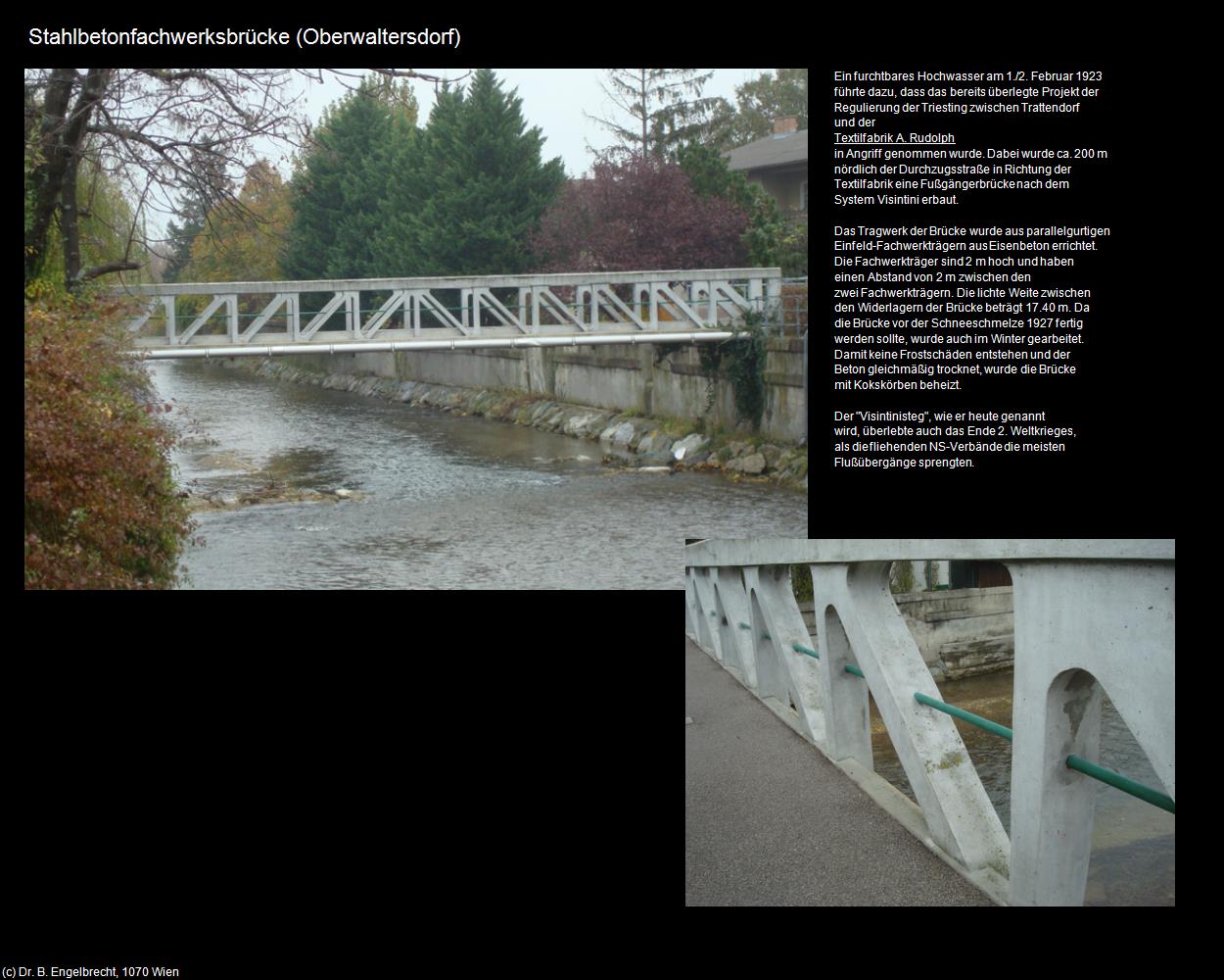 Stahlbetonfachwerksbrücke  (Oberwaltersdorf) in Kulturatlas-NIEDERÖSTERREICH(c)B.Engelbrecht