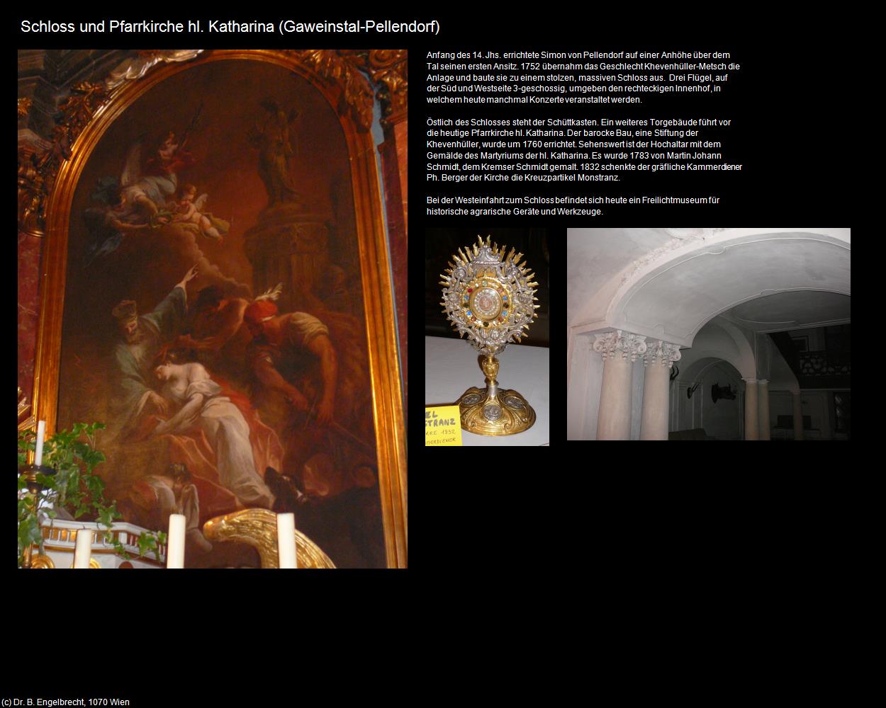 Schloss und Pfk. (Pellendorf) (Gaweinstal) in Kulturatlas-NIEDERÖSTERREICH