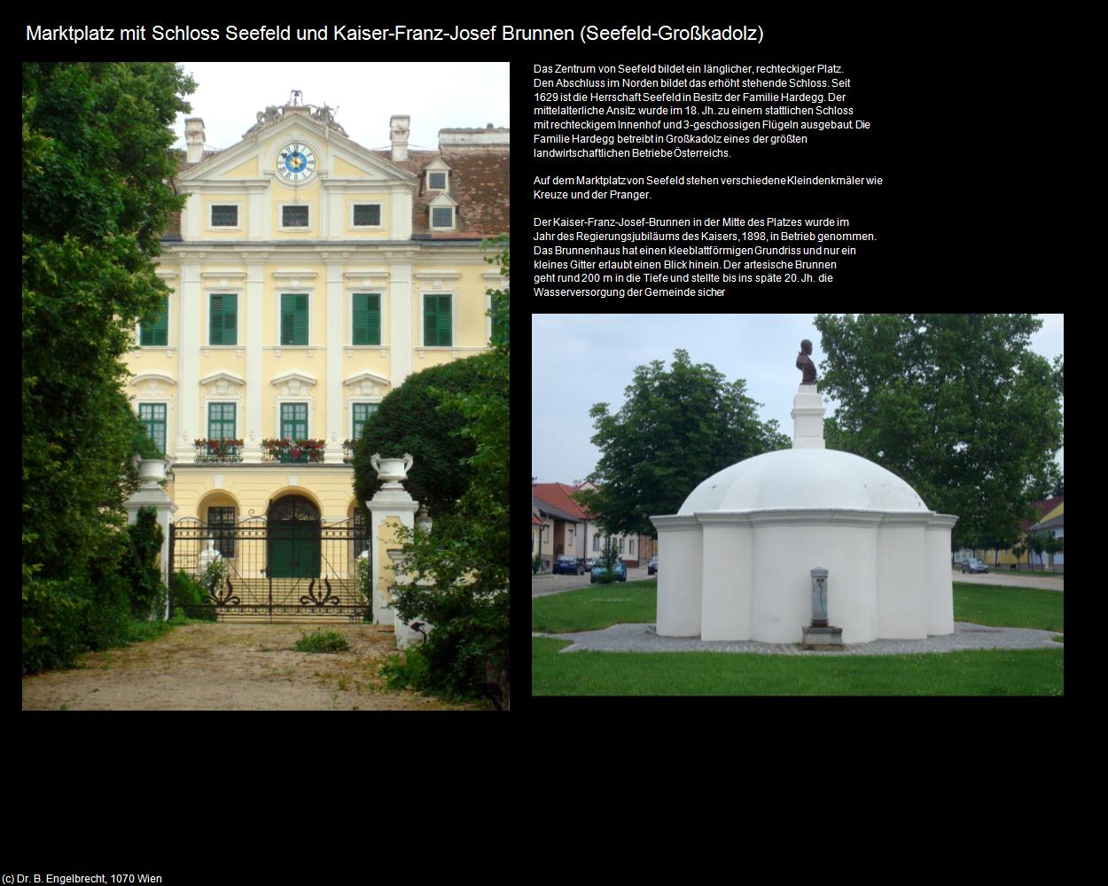 Marktplatz und Schloss (Seefeld-Großkadolz) in Kulturatlas-NIEDERÖSTERREICH