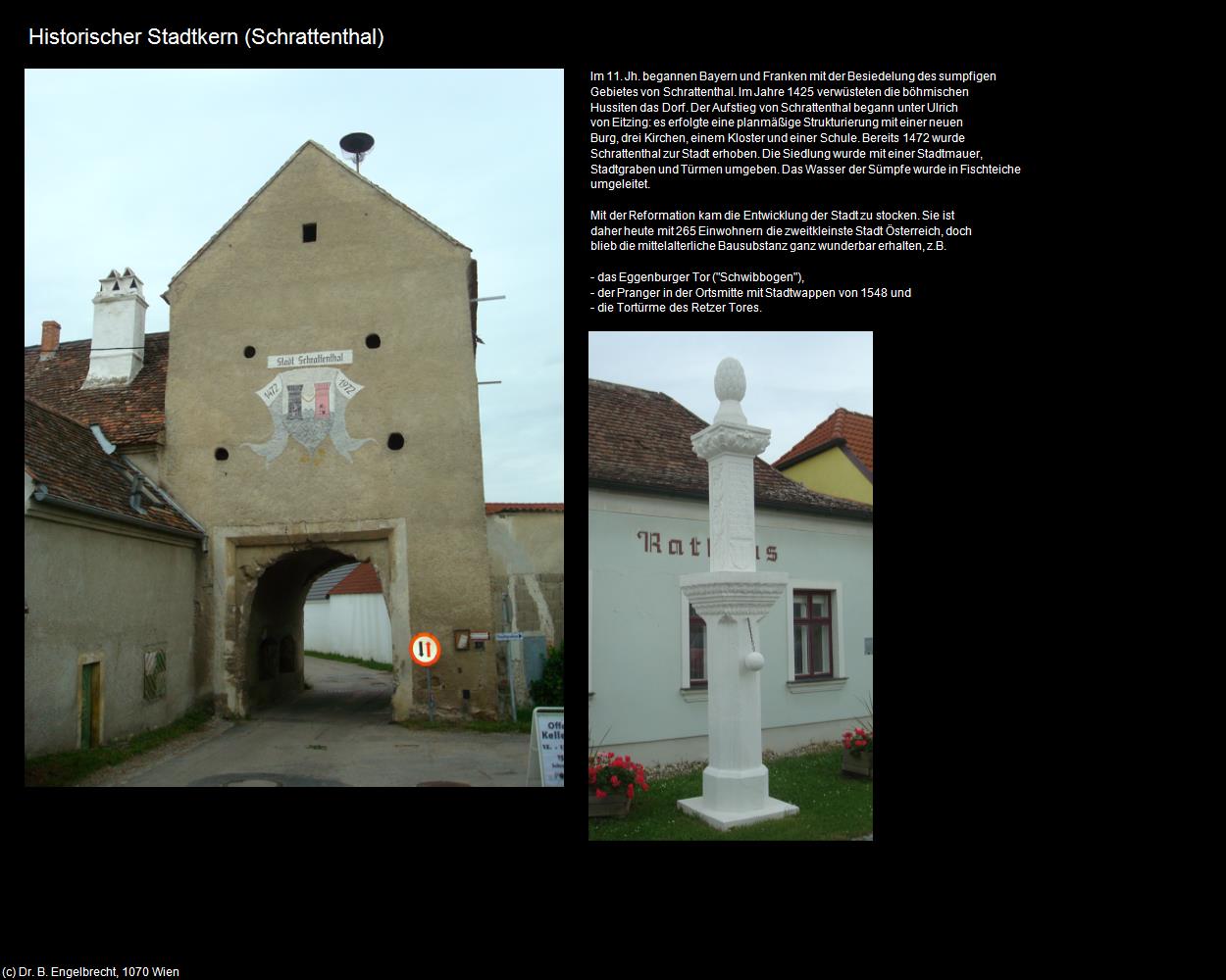 Historischer Stadtkern (Schrattenthal) in Kulturatlas-NIEDERÖSTERREICH