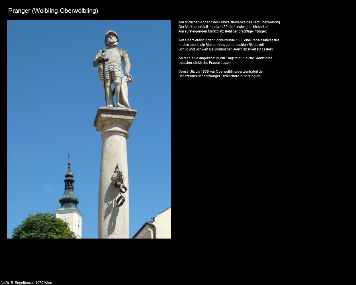 Pranger (Oberwölbling) (Wölbling) in Kulturatlas-NIEDERÖSTERREICH