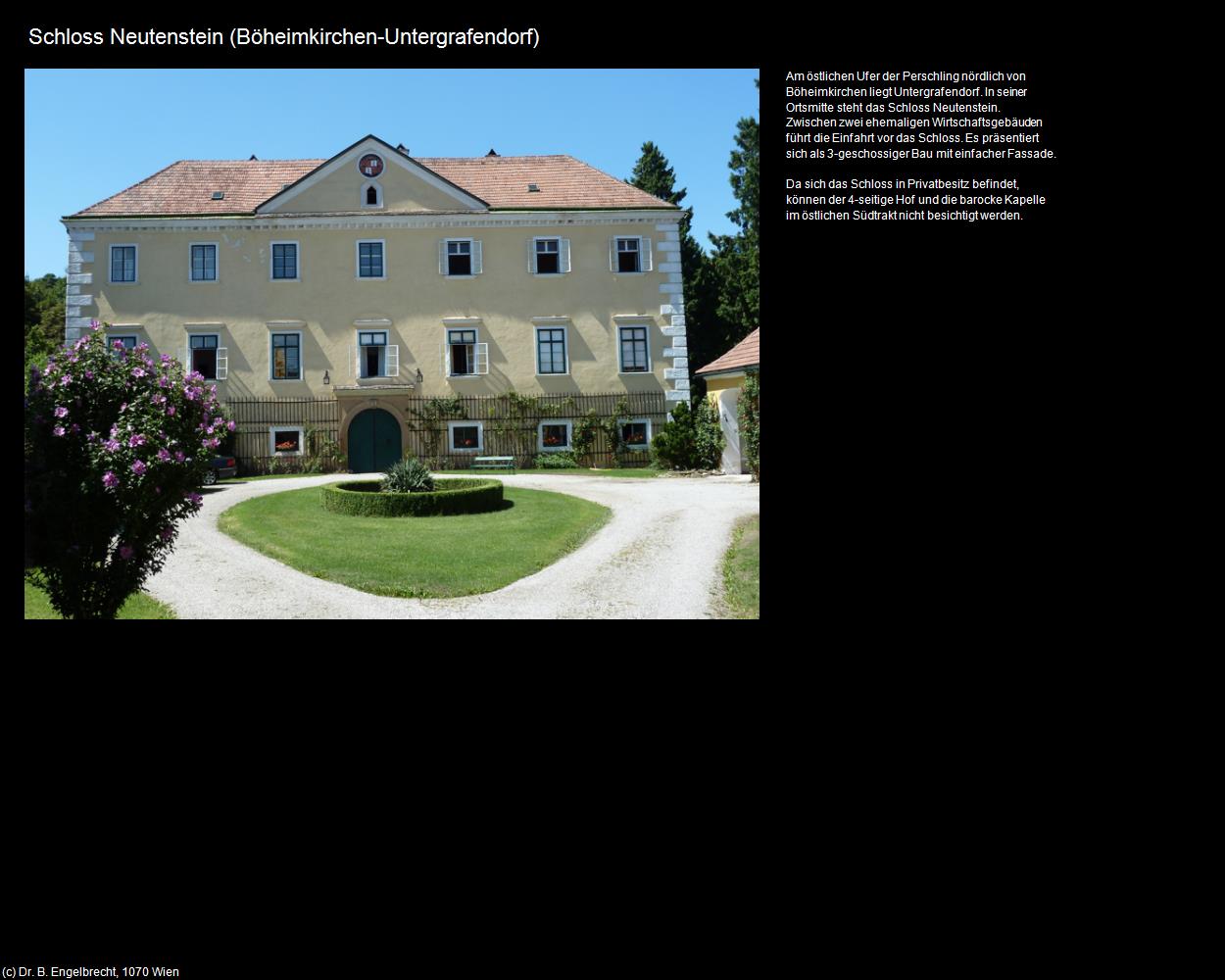 Schloss Neutenstein (Untergrafendorf) (Böheimkirchen) in Kulturatlas-NIEDERÖSTERREICH