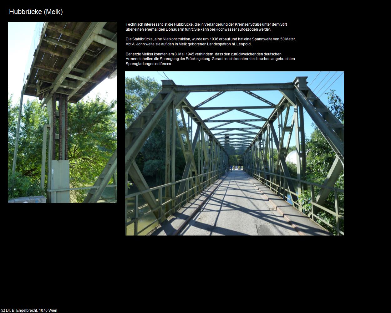 Hubbrücke  (Melk) in Kulturatlas-NIEDERÖSTERREICH