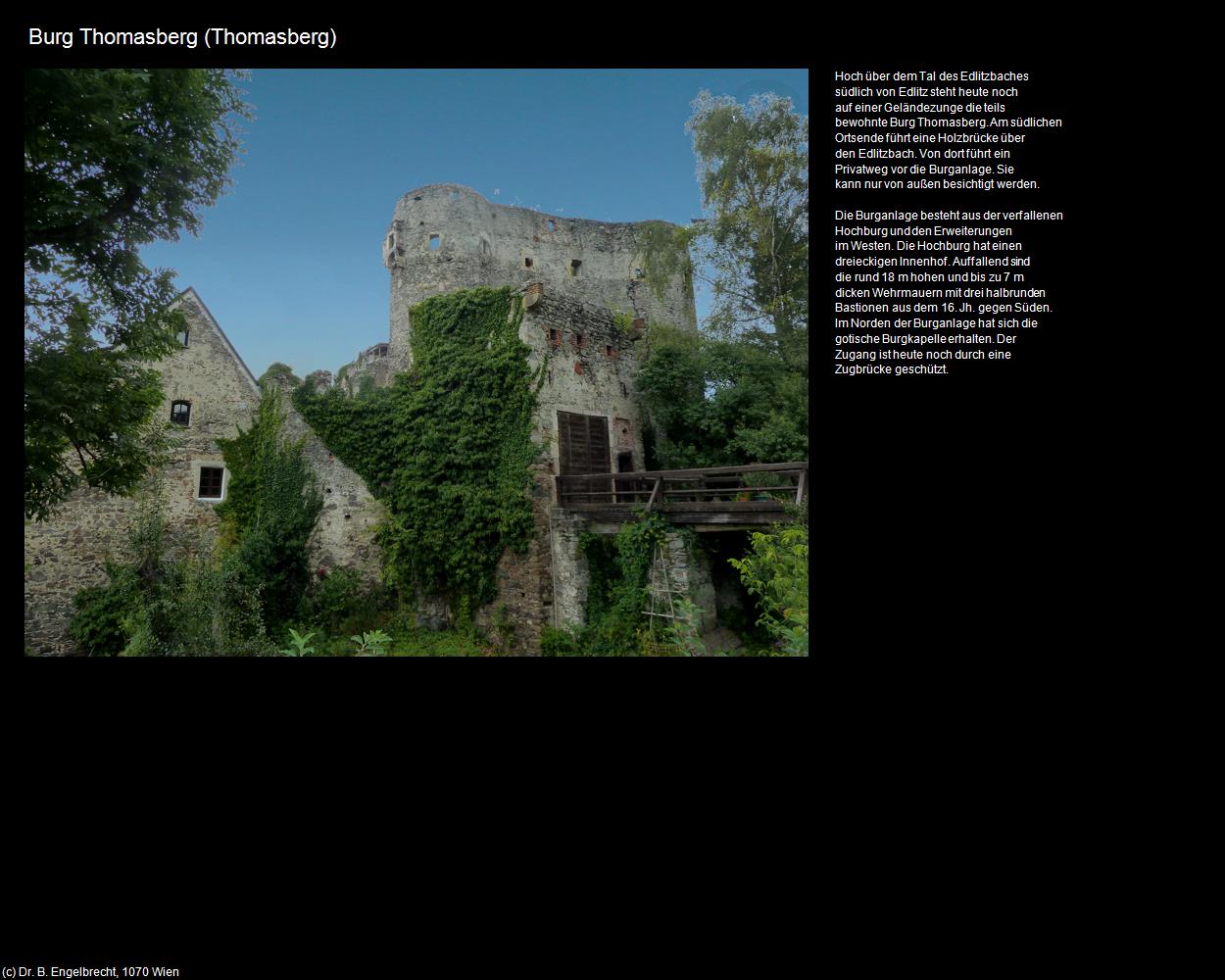 Burg Thomasberg  (Thomasberg) in Kulturatlas-NIEDERÖSTERREICH