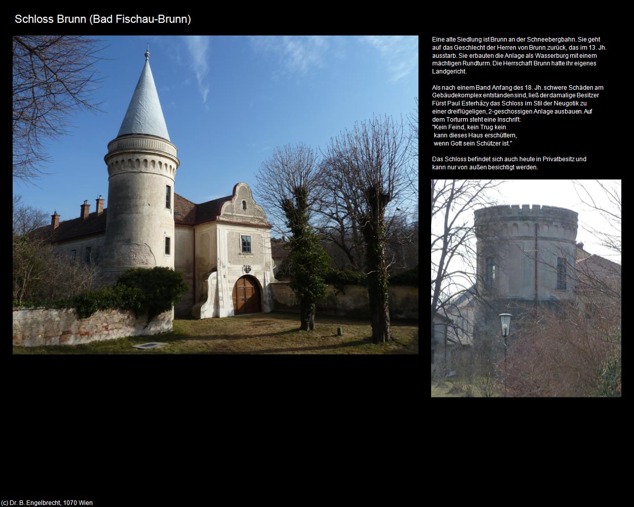 Schloss Brunn  (Bad Fischau-Brunn) in Kulturatlas-NIEDERÖSTERREICH