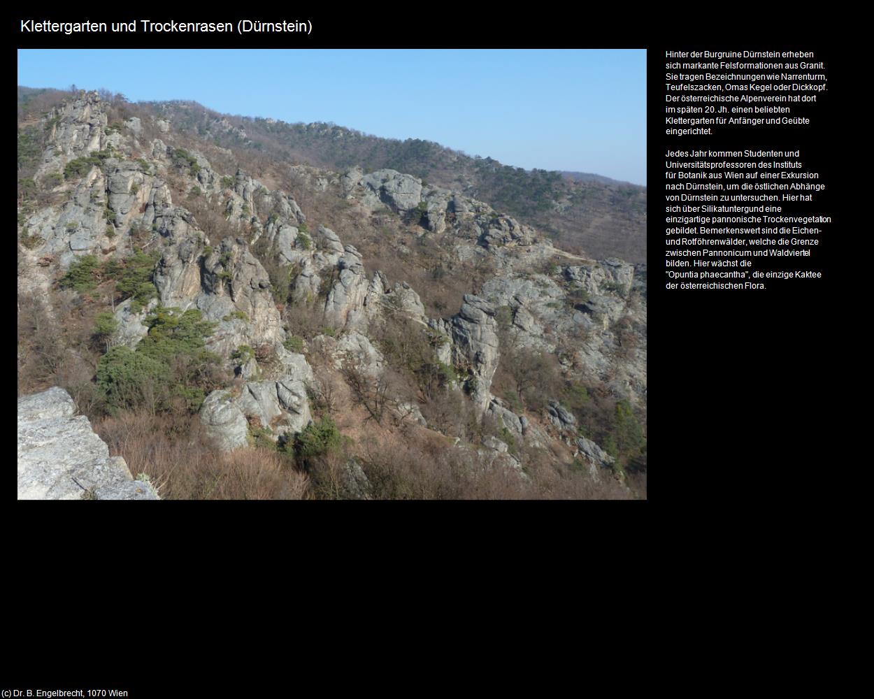 Klettergarten und Trockenrasen (Dürnstein) in Kulturatlas-NIEDERÖSTERREICH