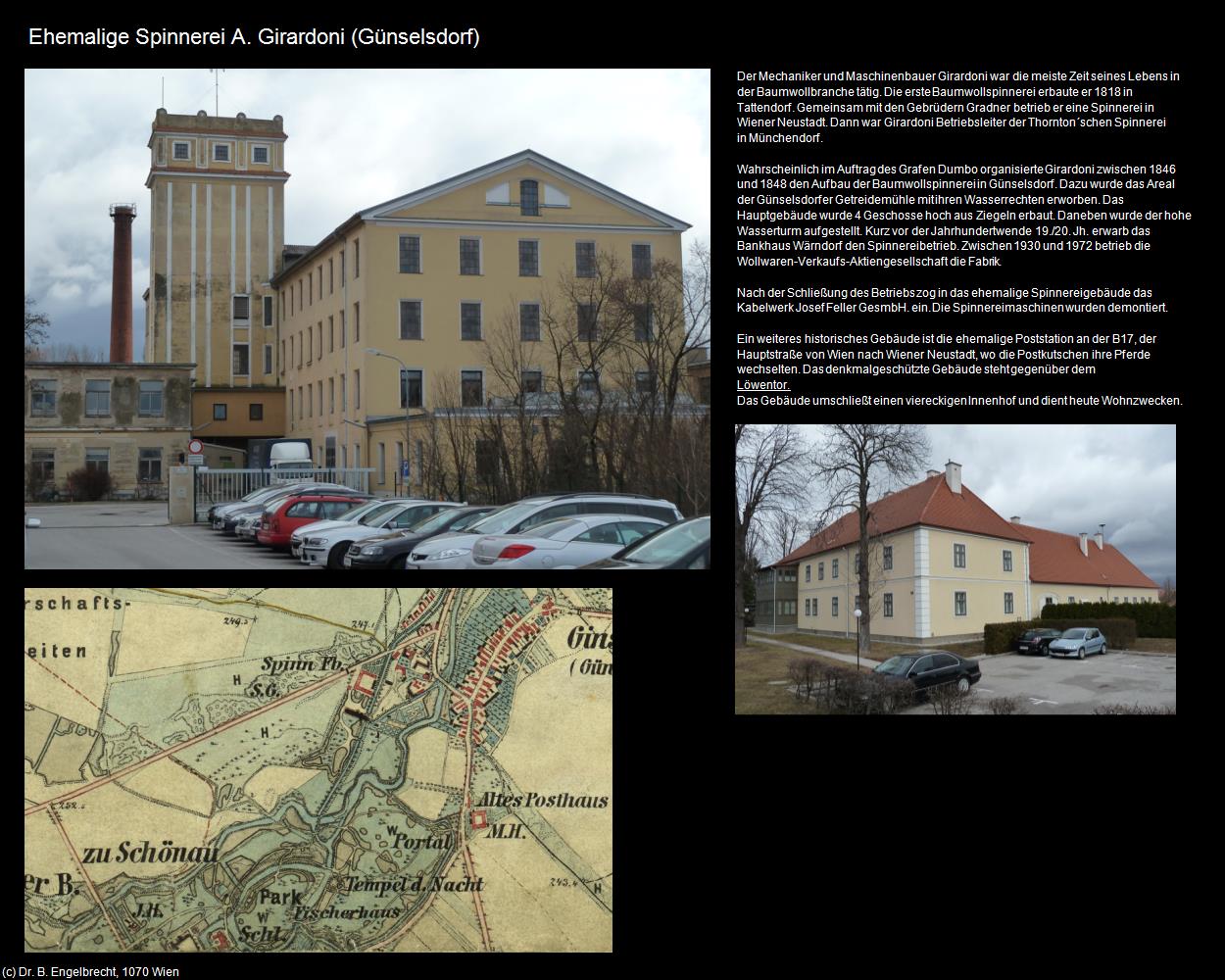 Ehem. Spinnerei A. Girardoni  (Günselsdorf) in Kulturatlas-NIEDERÖSTERREICH(c)B.Engelbrecht