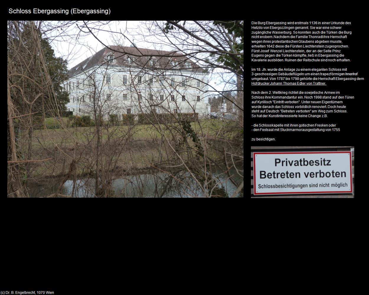 Schloss Ebergassing  (Ebergassing-Wienerherberg) in Kulturatlas-NIEDERÖSTERREICH(c)B.Engelbrecht