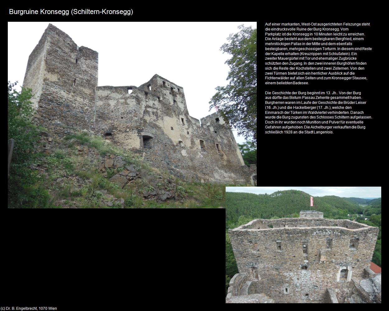 Burgruine Kronsegg  (Schiltern) in Kulturatlas-NIEDERÖSTERREICH