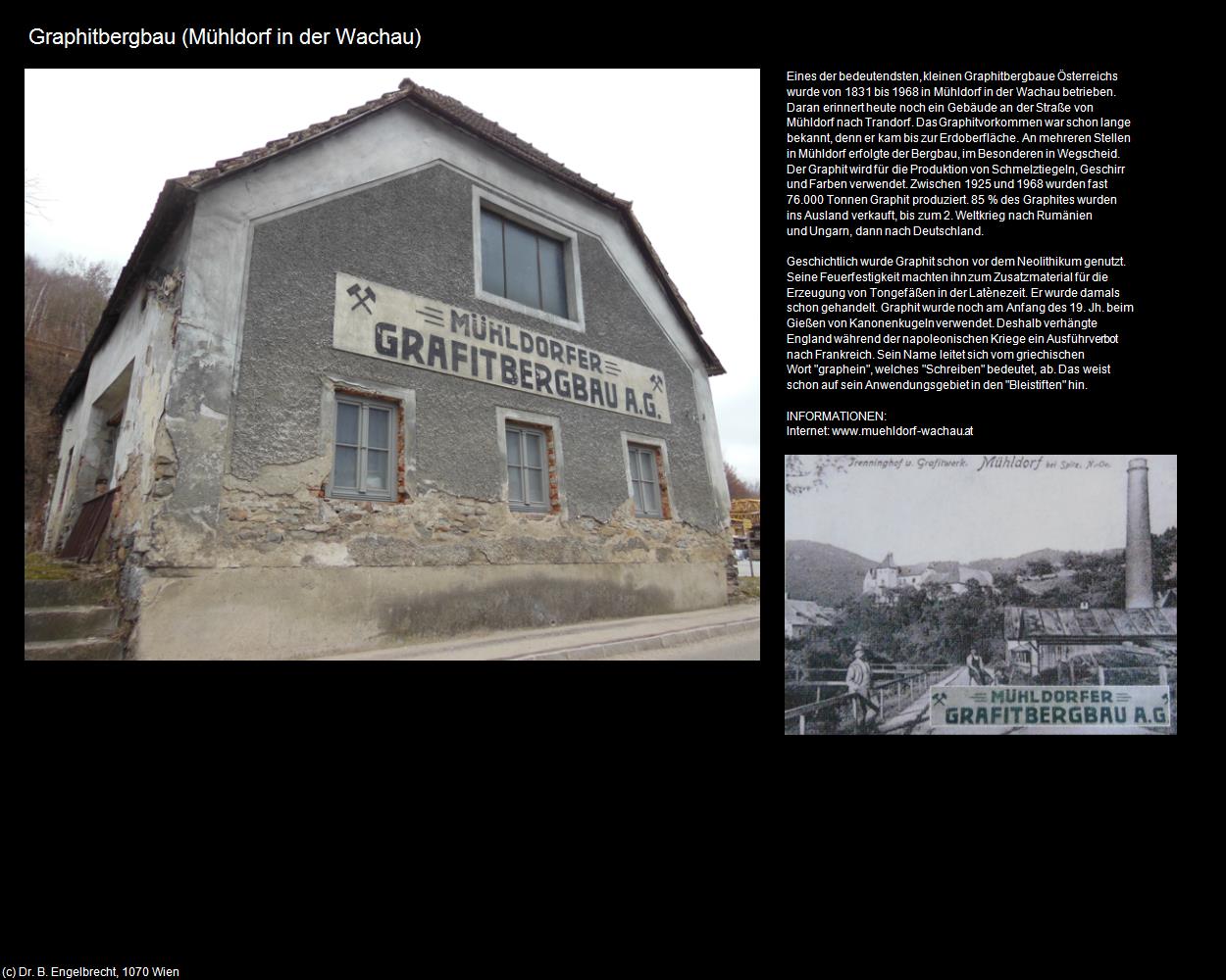 Graphitbergbau (Mühldorf in der Wachau) in Kulturatlas-NIEDERÖSTERREICH