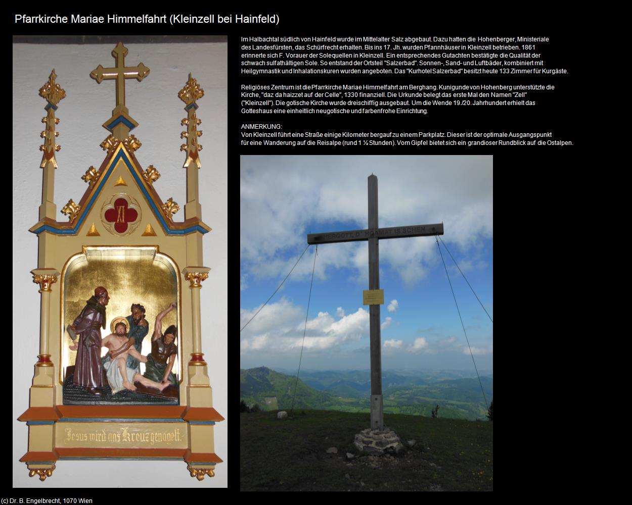 Pfk. Mariae Himmelfahrt  (Kleinzell bei Hainfeld) in Kulturatlas-NIEDERÖSTERREICH