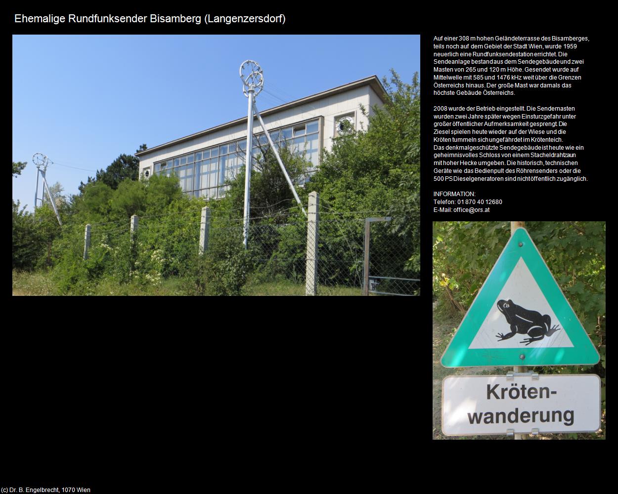 Ehem. Rundfunksender Bisamberg (Langenzersdorf) in Kulturatlas-NIEDERÖSTERREICH