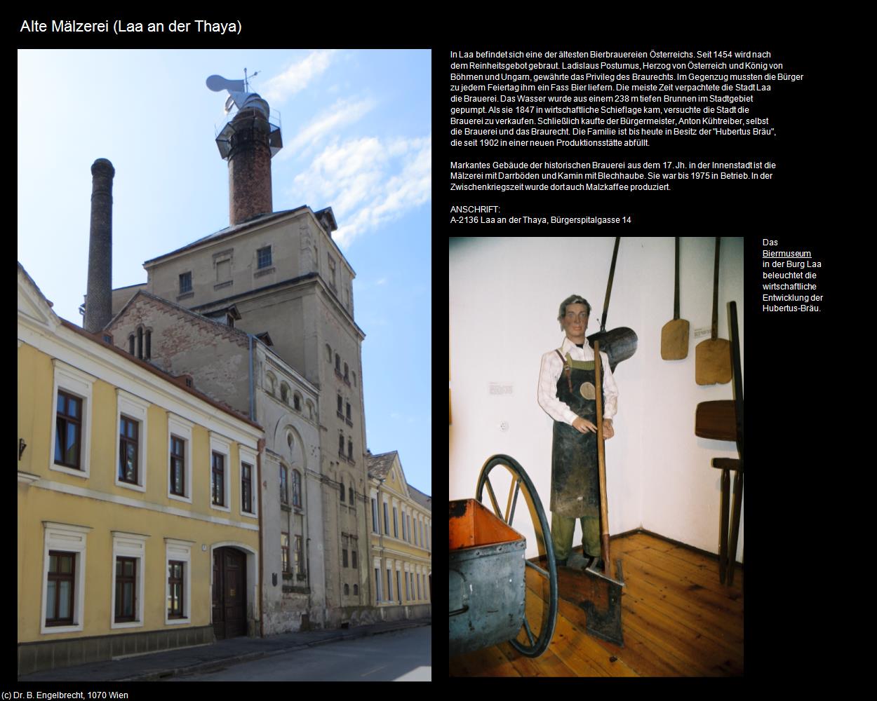 Alte Mälzerei  (Laa an der Thaya) in Kulturatlas-NIEDERÖSTERREICH(c)B.Engelbrecht