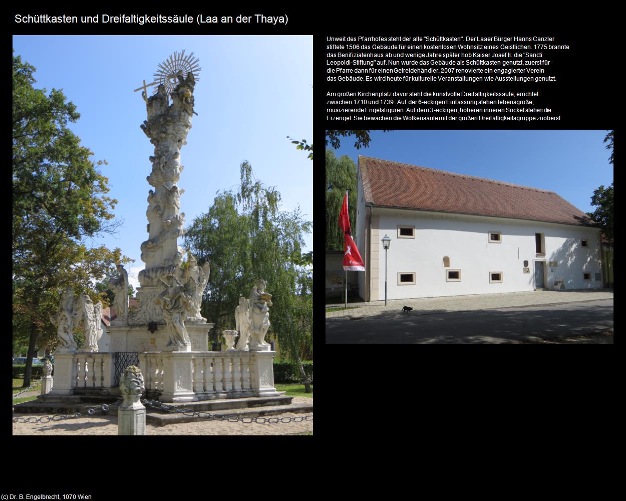 Schüttkasten und Dreifaltigkeitssäule (Laa an der Thaya) in Kulturatlas-NIEDERÖSTERREICH