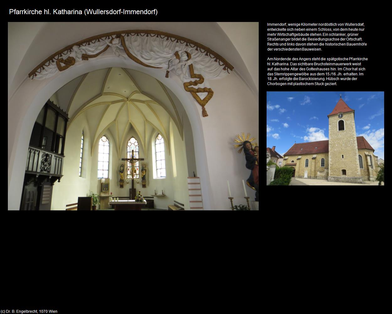 Pfk. hl. Katharina (Immendorf)  (Wullersdorf) in Kulturatlas-NIEDERÖSTERREICH