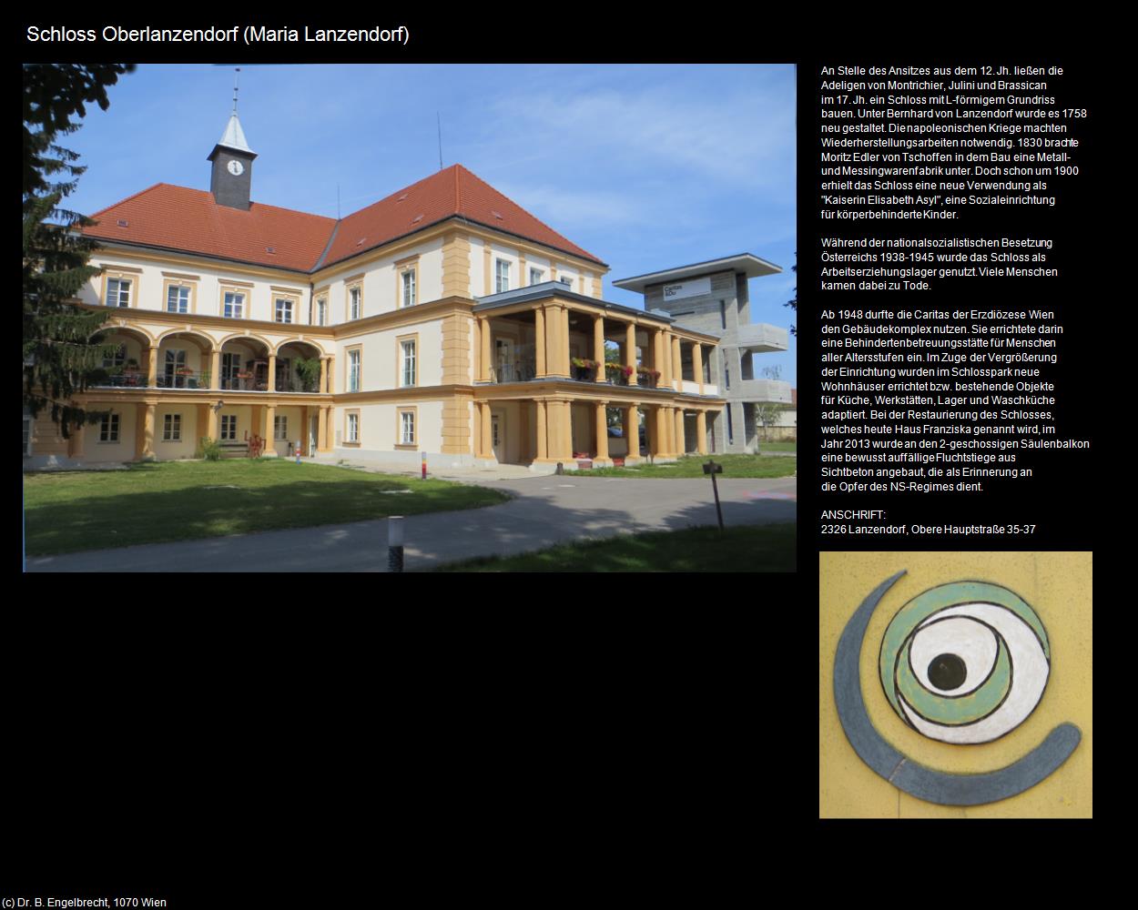 Schloss Oberlanzendorf  (Maria Lanzendorf) in Kulturatlas-NIEDERÖSTERREICH