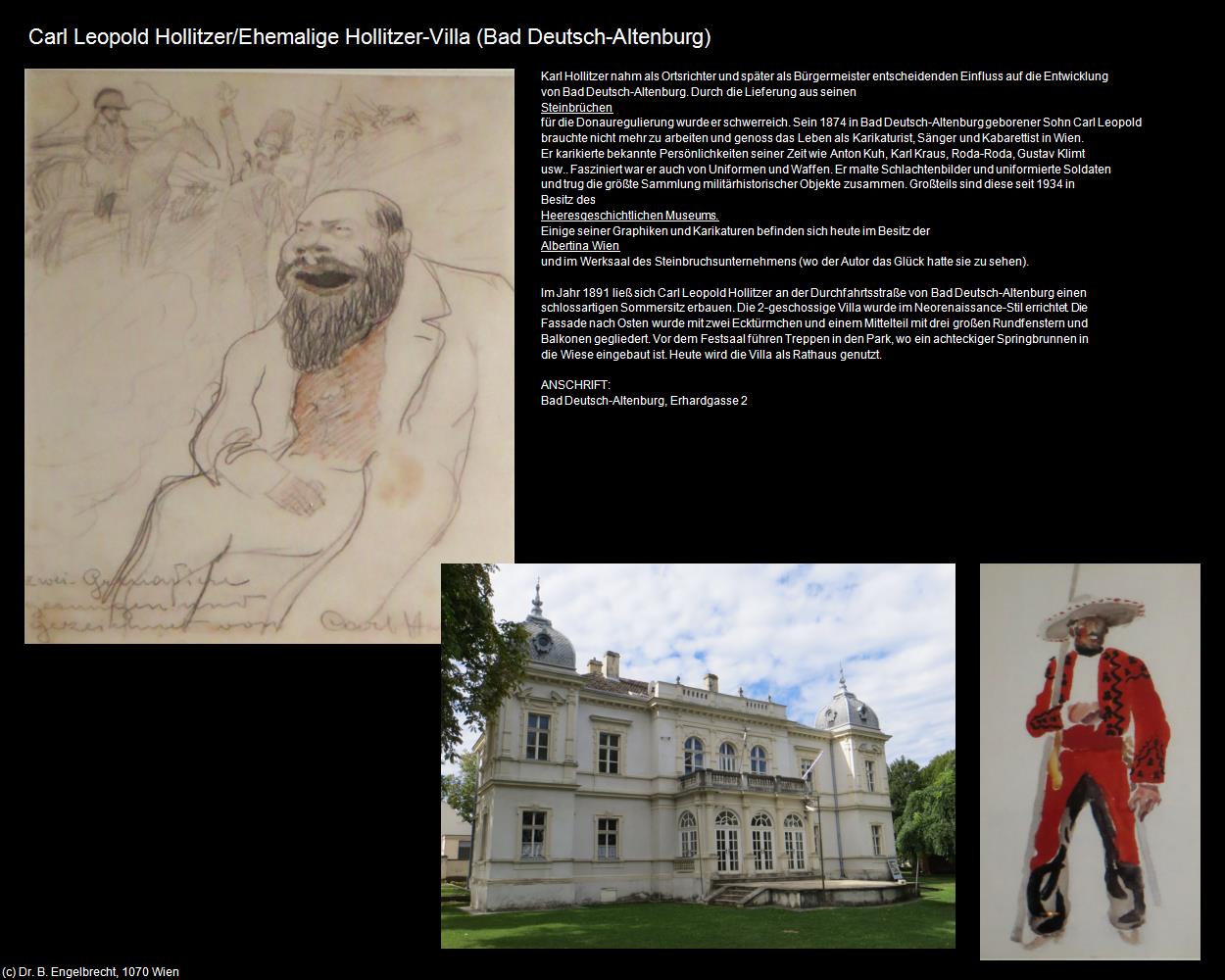 Carl Leopold Hollitzer/Ehem. Hollitzer-Villa  (Bad Deutsch-Altenburg) in Kulturatlas-NIEDERÖSTERREICH(c)B.Engelbrecht