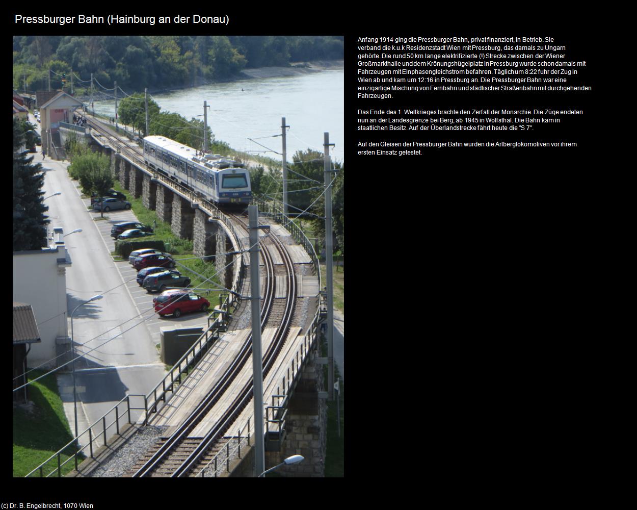 Pressburger Bahn (Hainburg an der Donau) in Kulturatlas-NIEDERÖSTERREICH