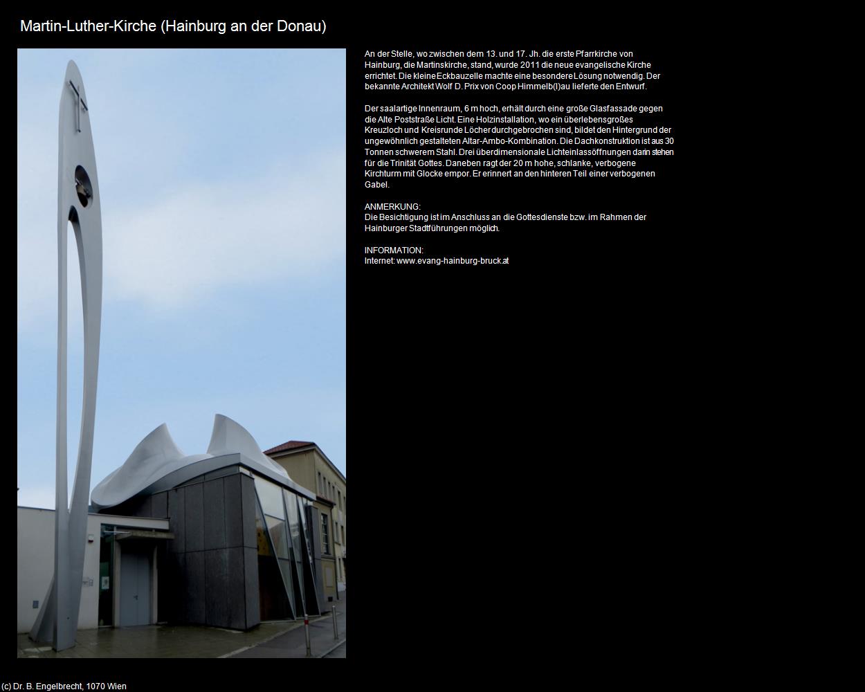 Martin-Luther-Kirche (Hainburg an der Donau) in Kulturatlas-NIEDERÖSTERREICH