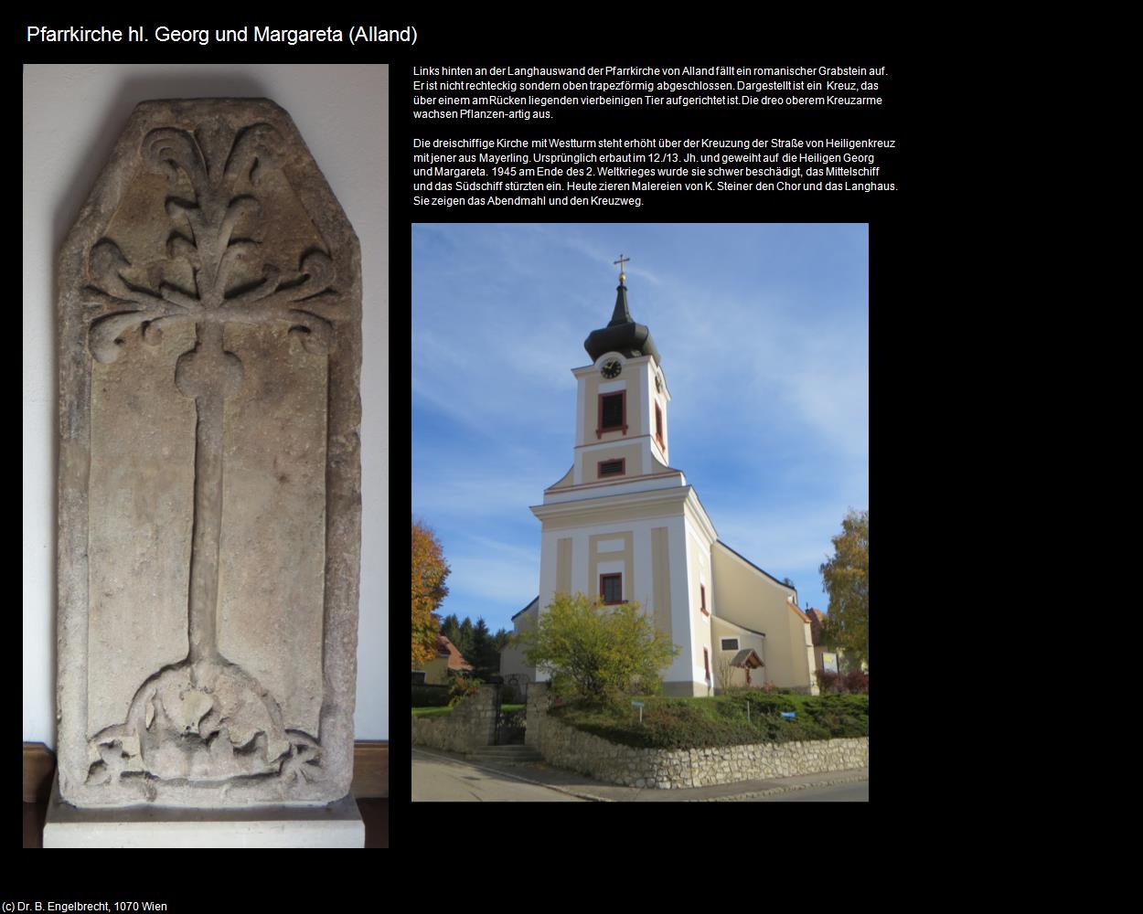 Pfk. hl. Georg und Margareta  (Alland) in Kulturatlas-NIEDERÖSTERREICH