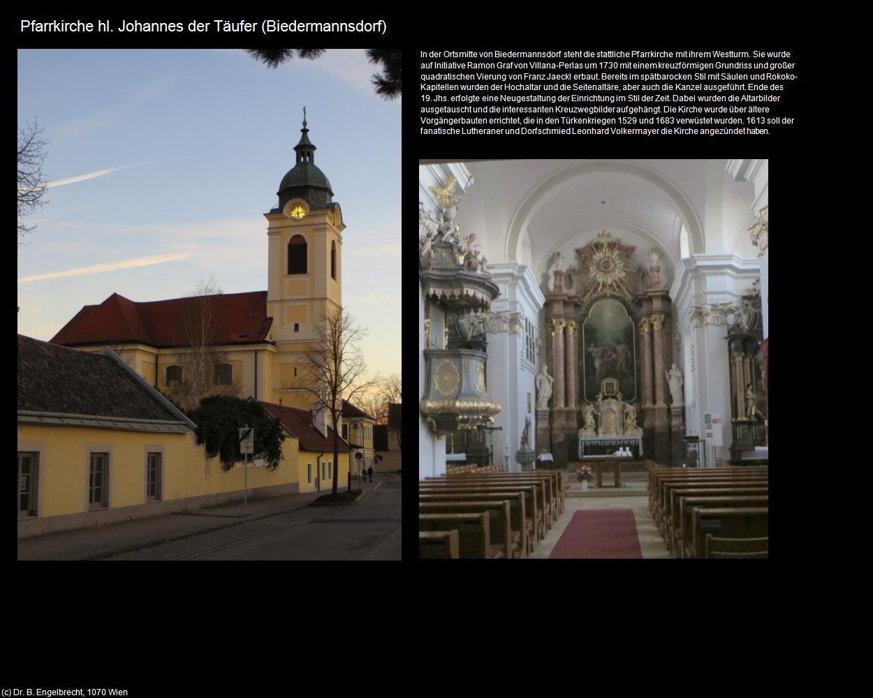 Pfk. hl. Johannes d. T.  (Biedermannsdorf) in Kulturatlas-NIEDERÖSTERREICH
