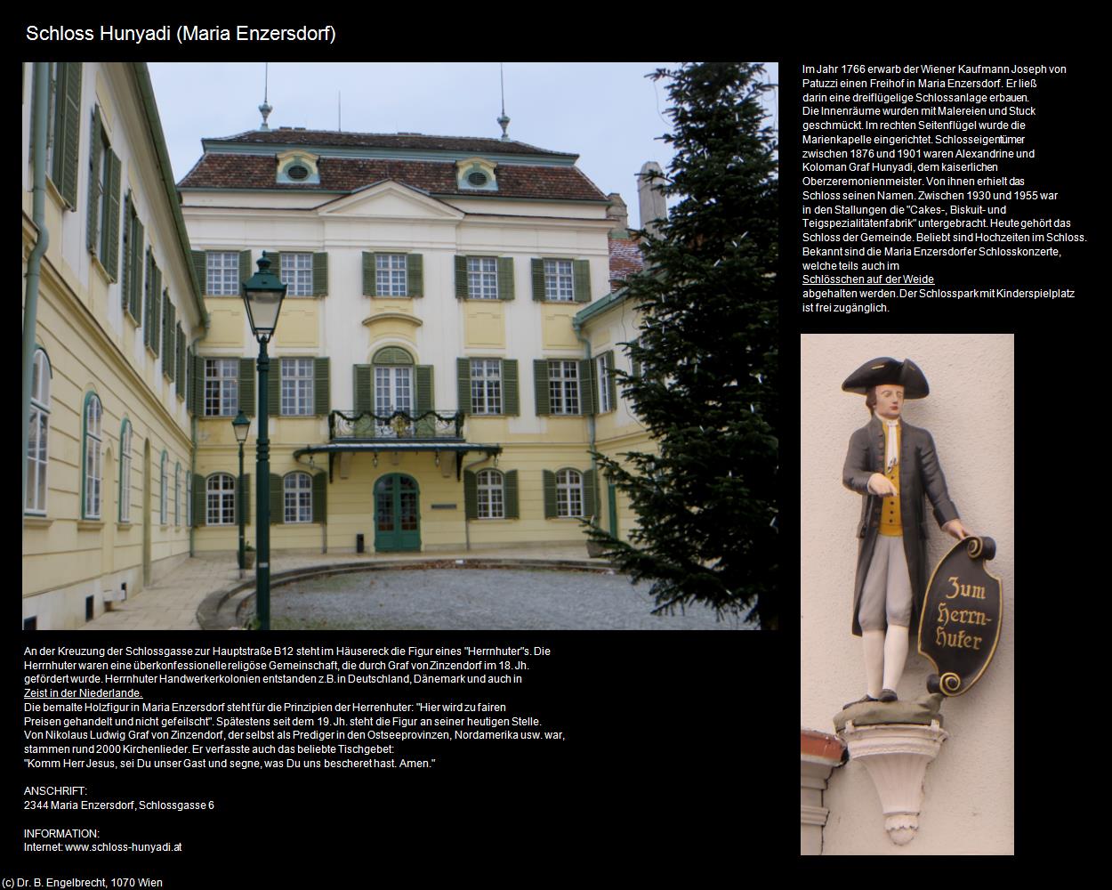 Schloss Hunyadi  (Maria Enzersdorf) in Kulturatlas-NIEDERÖSTERREICH(c)B.Engelbrecht