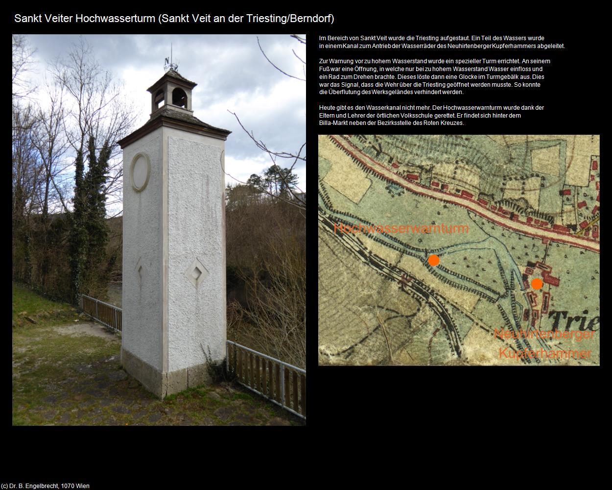 Sankt Veiter Hochwasserturm  (Sankt Veit an der Triesting/Berndorf) in Kulturatlas-NIEDERÖSTERREICH