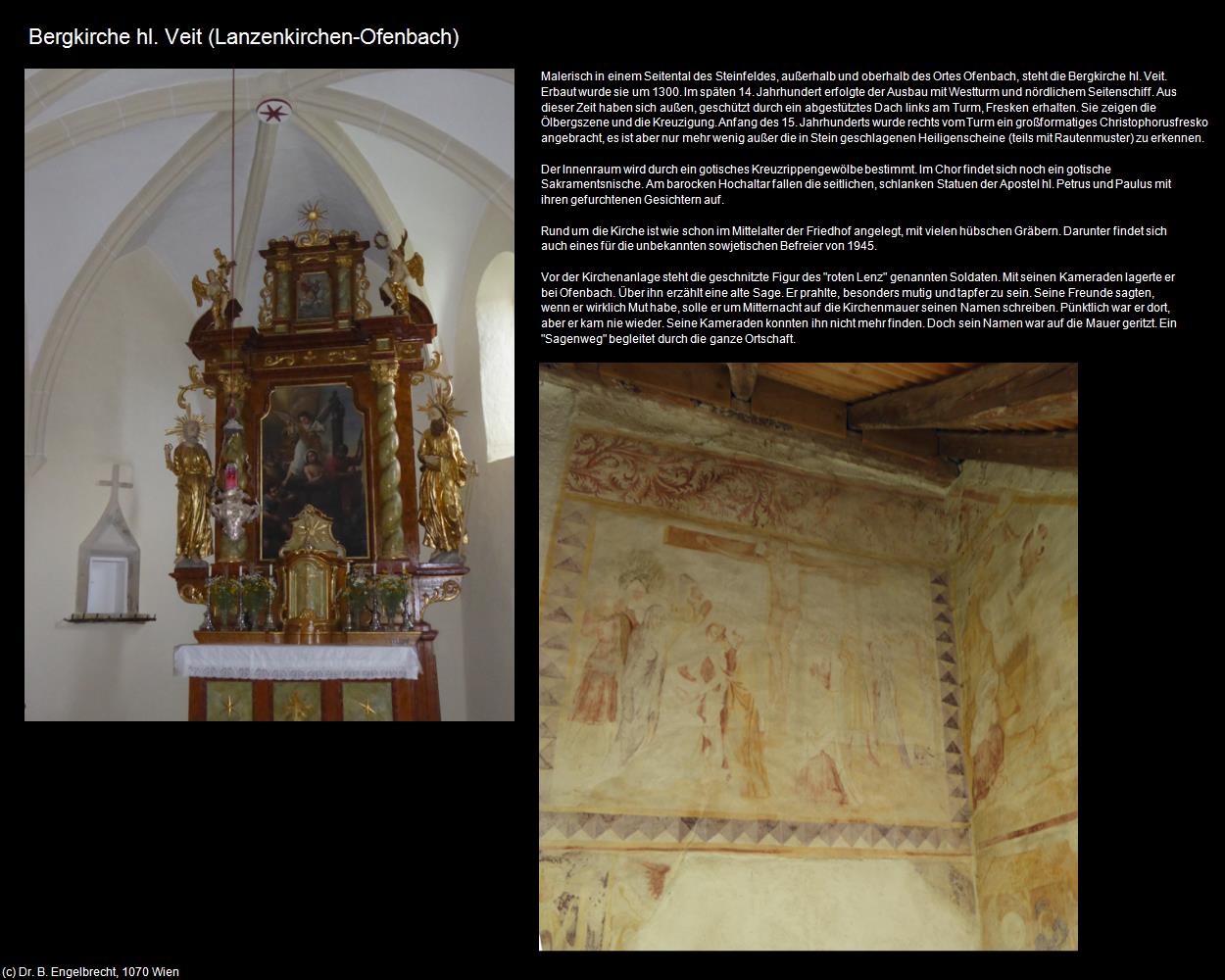 Bergkirche hl. Veit (Ofenbach) (Lanzenkirchen) in Kulturatlas-NIEDERÖSTERREICH