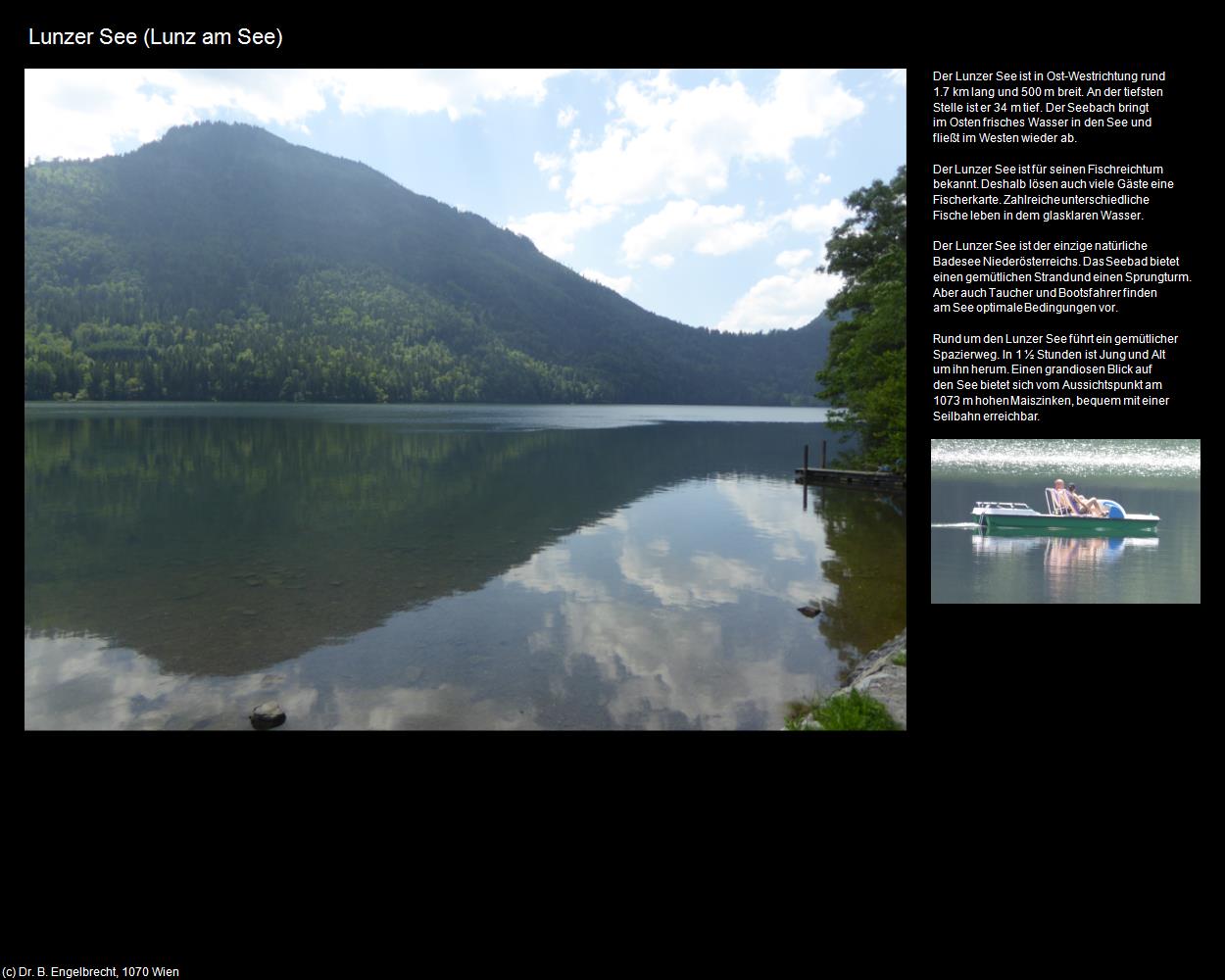 Lunzer See (Lunz am See) in Kulturatlas-NIEDERÖSTERREICH