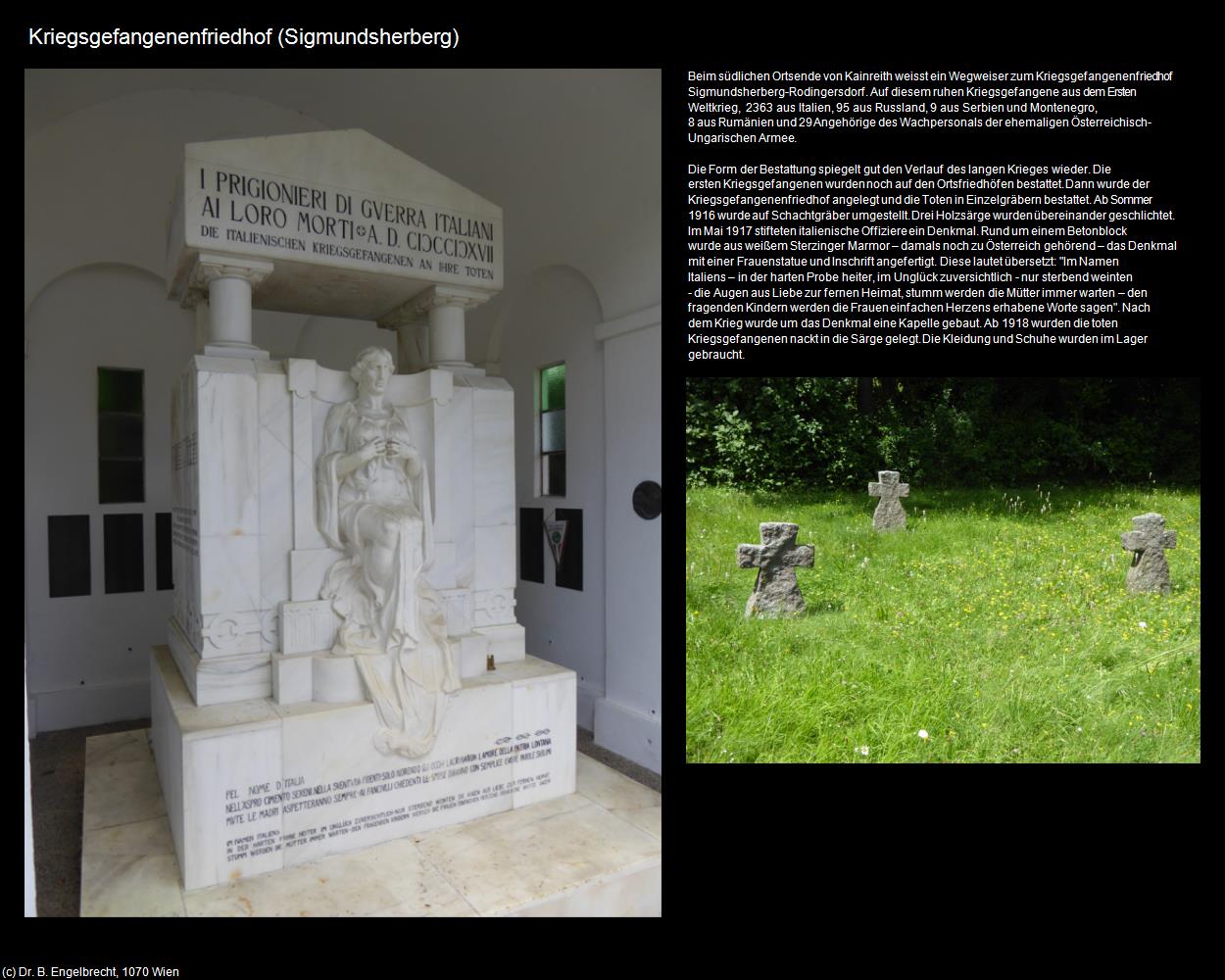 Kriegsgefangenenfriedhof (Sigmundsherberg) in Kulturatlas-NIEDERÖSTERREICH