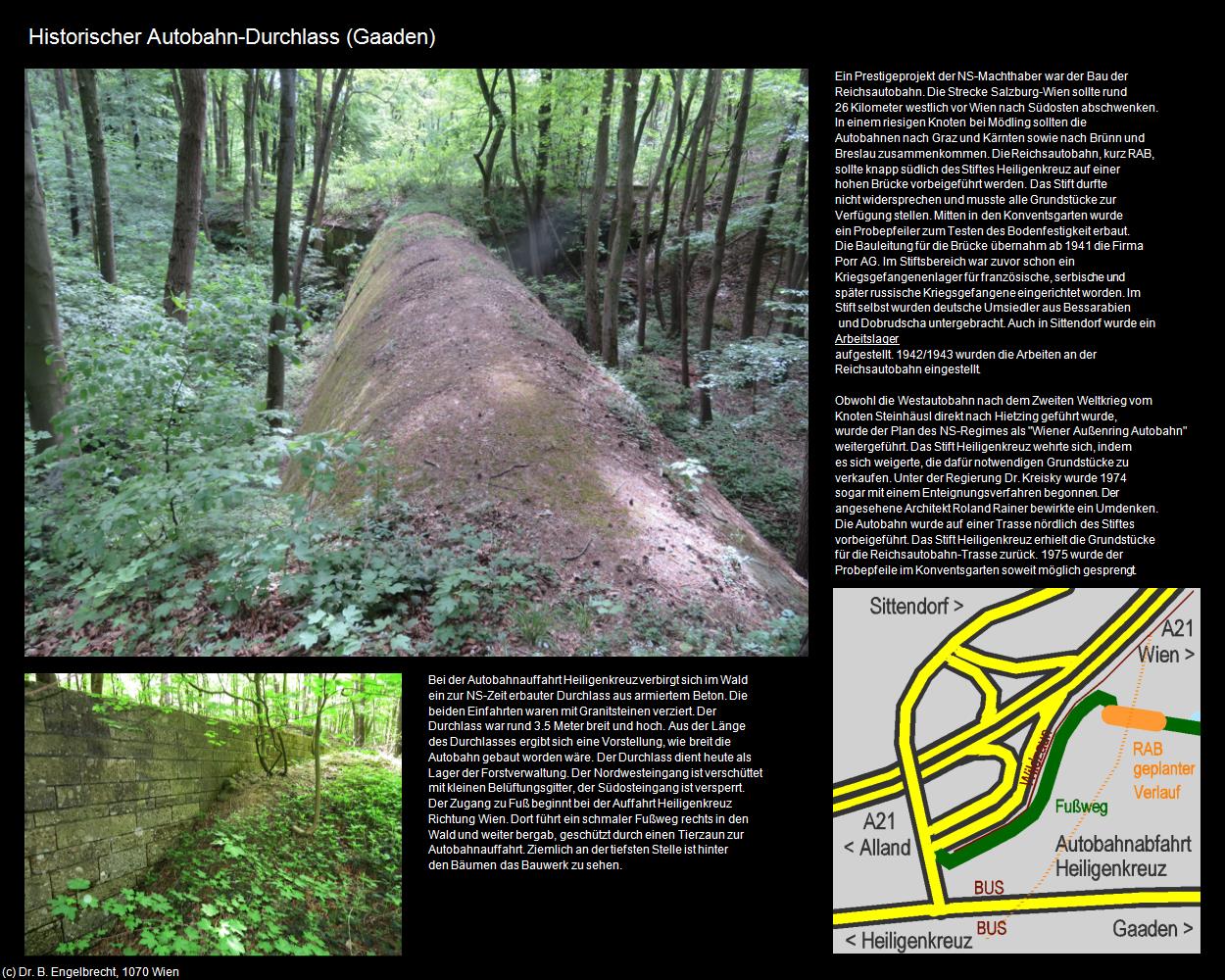 Hist. Autobahn-Durchlass (Gaaden) in Kulturatlas-NIEDERÖSTERREICH(c)B.Engelbrecht